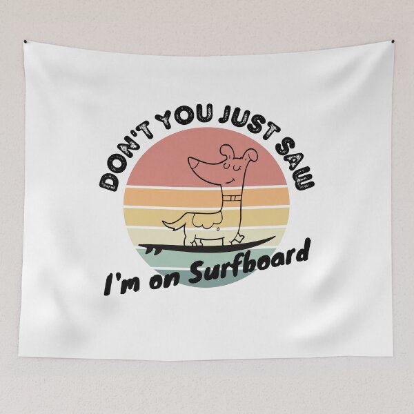 Item preview, Dog on Surrfboard designed and sold by Printdude.