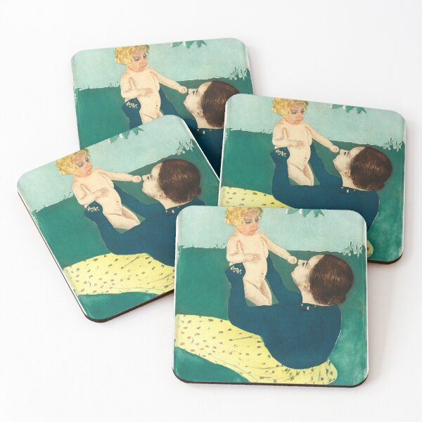 Item preview, Under the Horse Chestnut Tree (1896–1897) by Mary Cassatt. Original portrait painting from The Art Institute of Chicago. designed and sold by LenaShines.