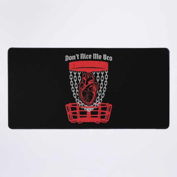Item preview, Don't Nice Me Bro Disc Golf Player Basket Anatomical Heart designed and sold by GrandeDuc.