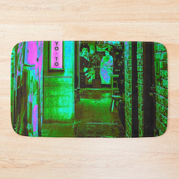 Item preview, Kyoto Japan City Alley with Geisha Vaporwave designed and sold by glitchhub.