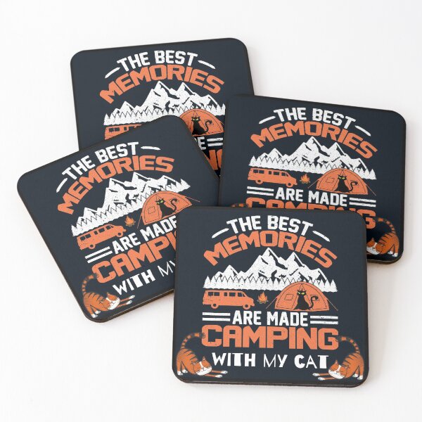 Item preview, Best camping with my cat designed and sold by Kiarasboutique.