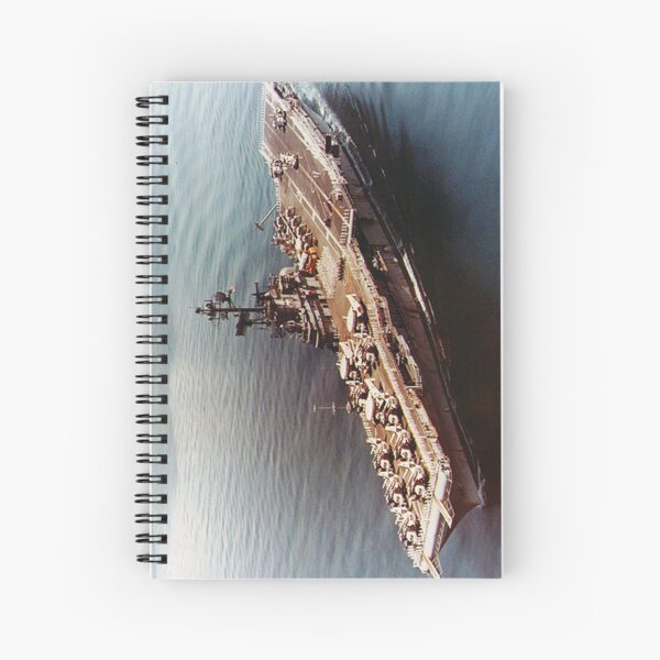 "USS TICONDEROGA (CVS14) SHIP'S STORE" Spiral Notebook by