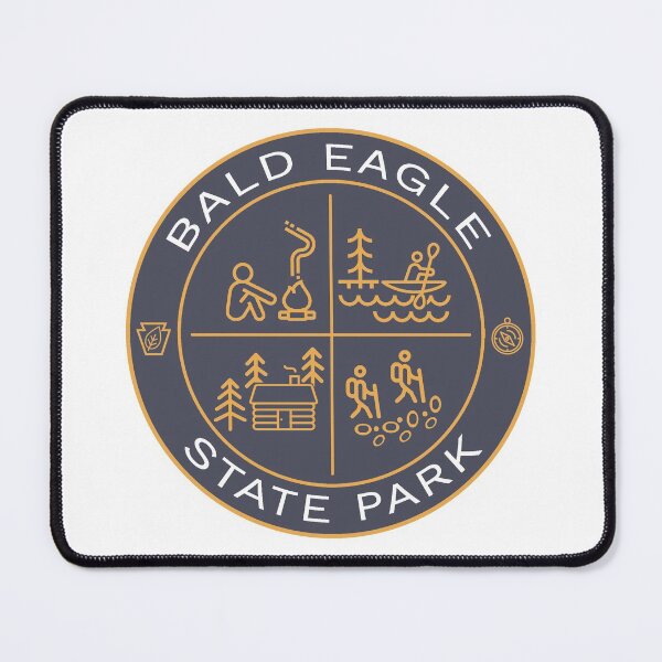 Item preview, Bald Eagle State Park Heraldic Logo designed and sold by VanyaKar.