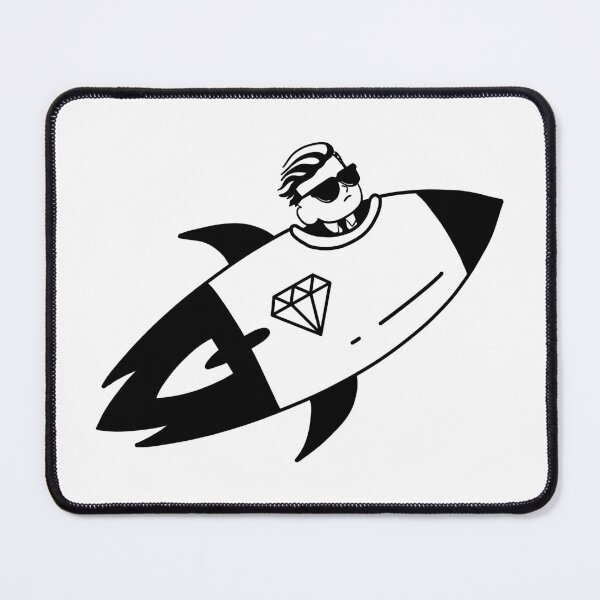 Item preview, A la luna - Diamond Rocket Wallstreetbets designed and sold by MarleneCanto.