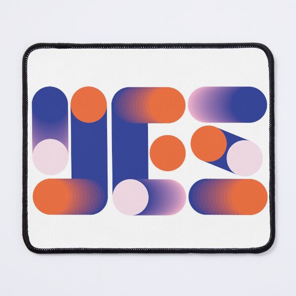 Item preview, Yes - Geometric Typography Minimal Shapes designed and sold by MarleneCanto.