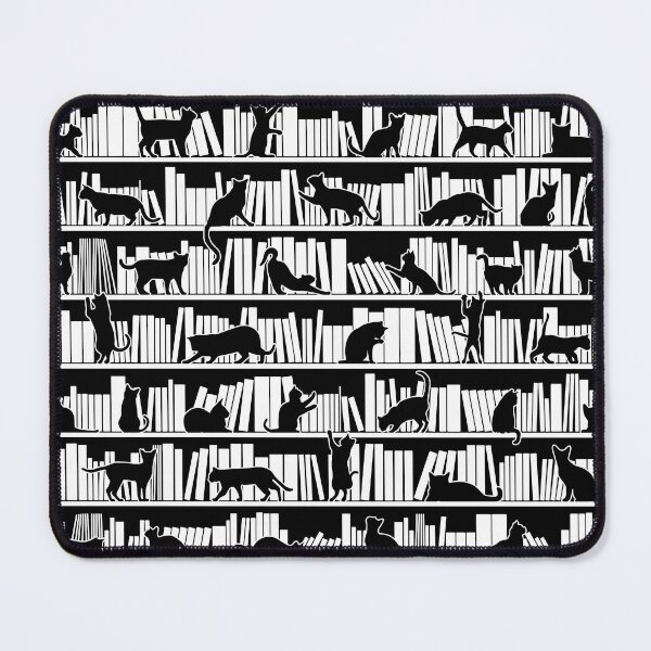Item preview, All I Need Is Books & Cats Bookish Book & Cat Lover Pattern designed and sold by GrandeDuc.