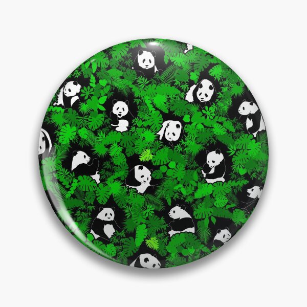 Item preview, Panda Lover Giant Pandas Jungle Leaf Animal Wildlife Pattern designed and sold by GrandeDuc.