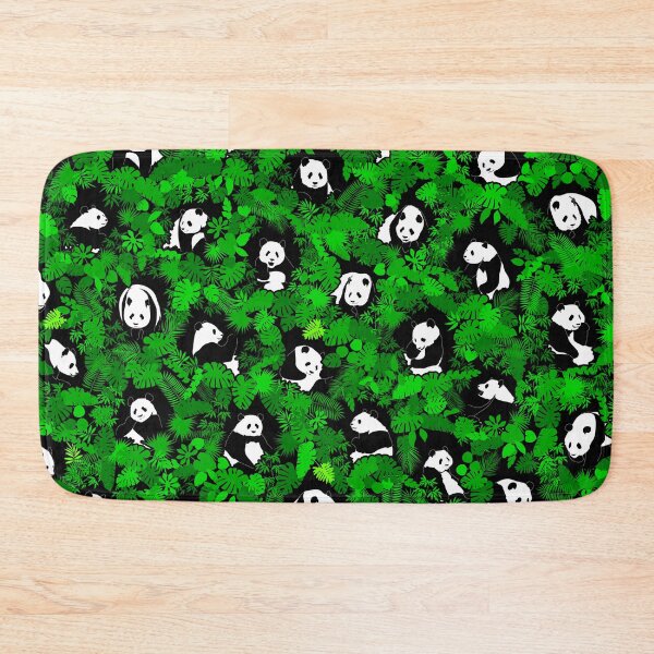 Item preview, Panda Lover Giant Pandas Jungle Leaf Animal Wildlife Pattern designed and sold by GrandeDuc.