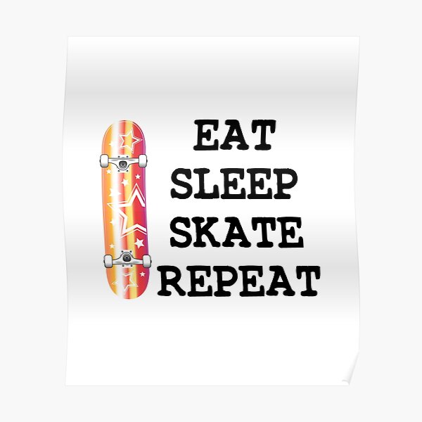 Poster Cooler Skater Spruch Redbubble