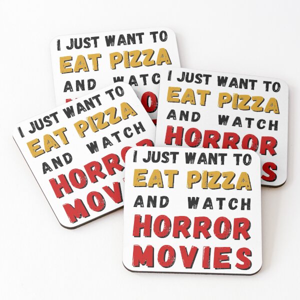 Item preview, I Just Want To Eat Pizza And Watch Horror Movies designed and sold by Designs By Haris.