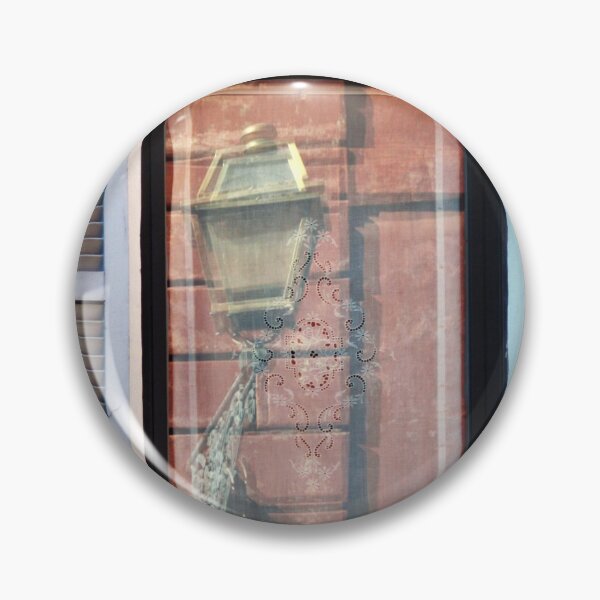 Item preview, Street lamp reflection on a window's glass designed and sold by Anna Lemos.