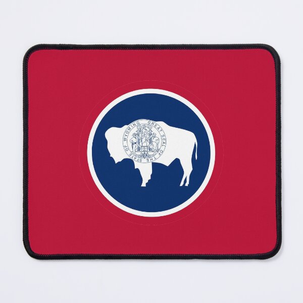 Item preview, Wyoming State Flag designed and sold by Derek Rebuck.