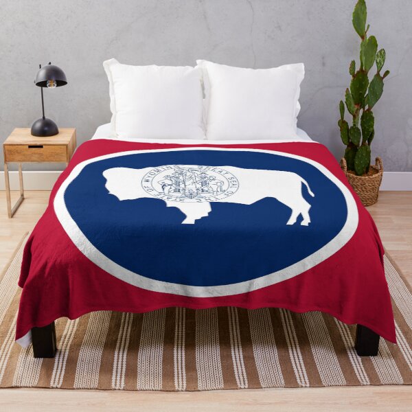 Item preview, Wyoming State Flag designed and sold by Derek Rebuck.
