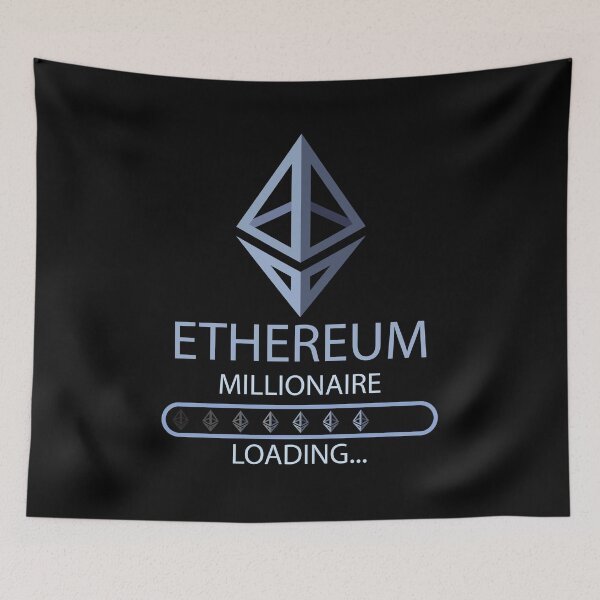 Item preview, Cryptocurrency Crypto Miner Ethereum Millionaire Loading designed and sold by levdone.