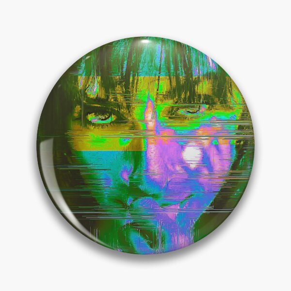Item preview, Glitch Girl With Seductive Stare Glitch Art designed and sold by glitchhub.