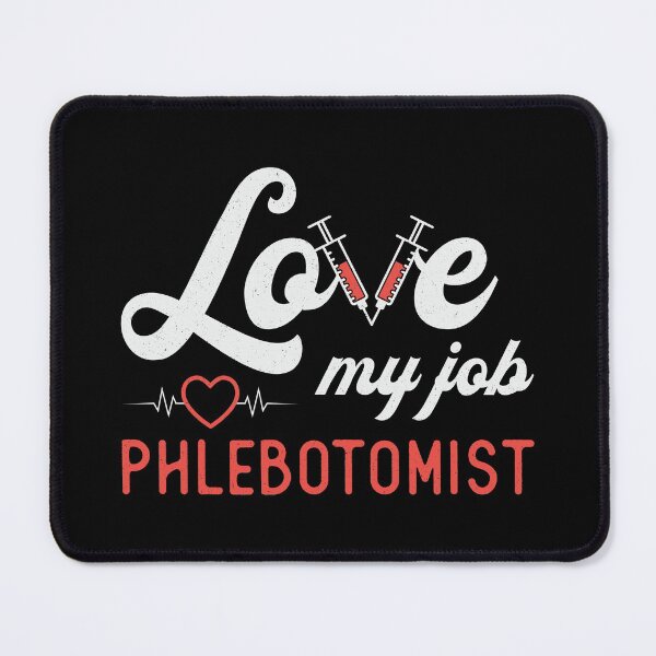 Item preview, Love My Job Phlebotomist Nursing Retro Phlebotomy designed and sold by tshirtconcepts.