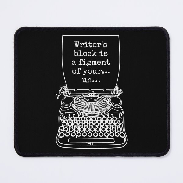 Item preview, Funny Writer Author Novelist Writer's Block Is A Figment Of designed and sold by GrandeDuc.