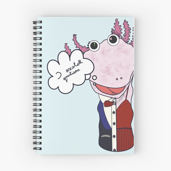 Item preview, Pink Funny Cartoon Axolotl Sock Puppet - I Axolotl Questions designed and sold by Reelippy.