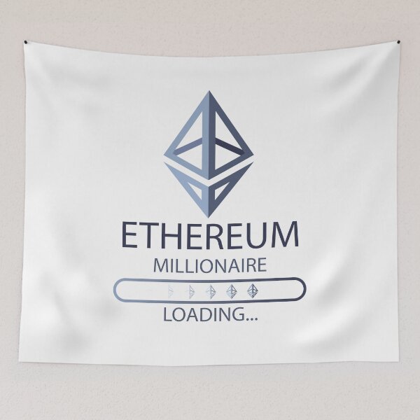 Aperçu de l'œuvre Crypto-monnaie Crypto Miner Ethereum Millionaire Chargement créée et vendue par levdone.