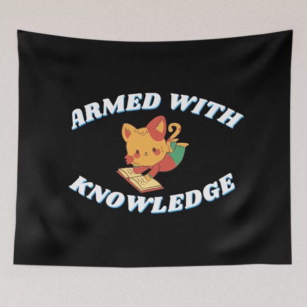 Item preview, Armed with knowledge 3 designed and sold by Printdude.