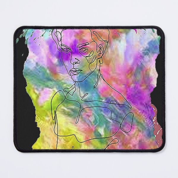 Item preview, Graphic Psychedelic Linear Abstract Face of a man, nr 5,Trippy Psychedelic Arte Abstracto designed and sold by Adri Barnard.
