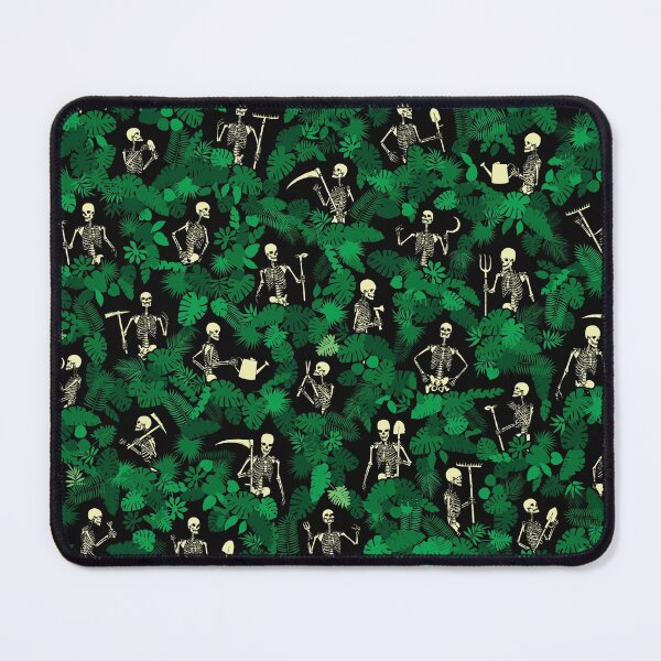 Item preview, Garden Of Lost Souls Goth Gardener Skeleton Pattern designed and sold by GrandeDuc.