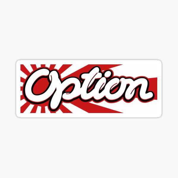 "JDM Option Magazine" Sticker for Sale by Redbubble