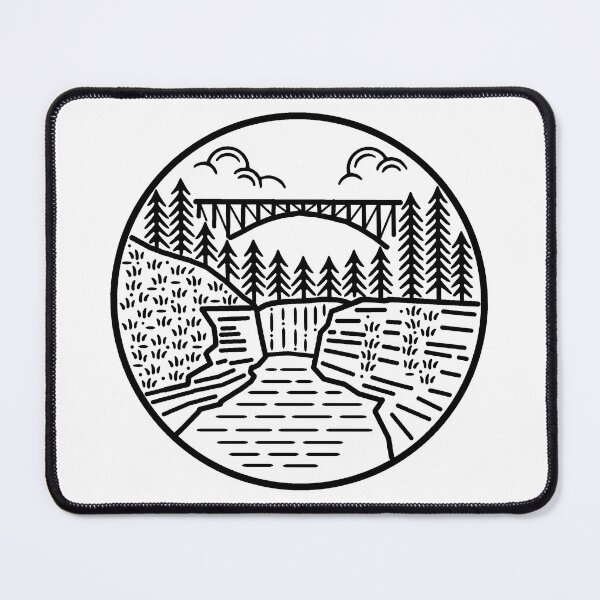 Item preview, Letchworth State Park Upper Falls and Bridge designed and sold by VanyaKar.