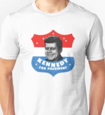 1960 JFK Campaign shield-logo Slim Fit T-Shirt