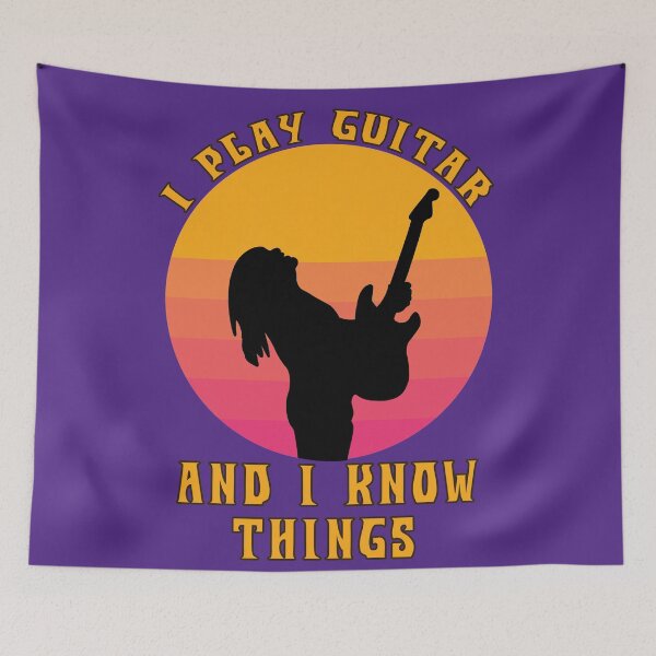Item preview, I play guitar and i know things designed and sold by Feline Rockstars.