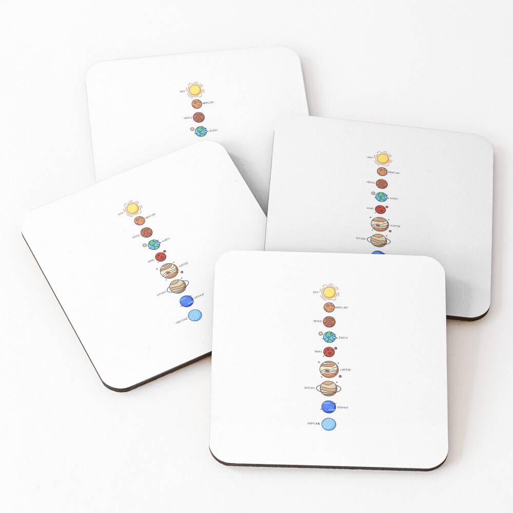Item preview, Coasters (Set of 4) designed and sold by Riku-Ortiz.