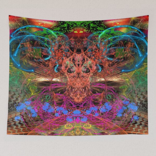 Item preview, Alien Fire Demon designed and sold by Discordant Dreams Art.