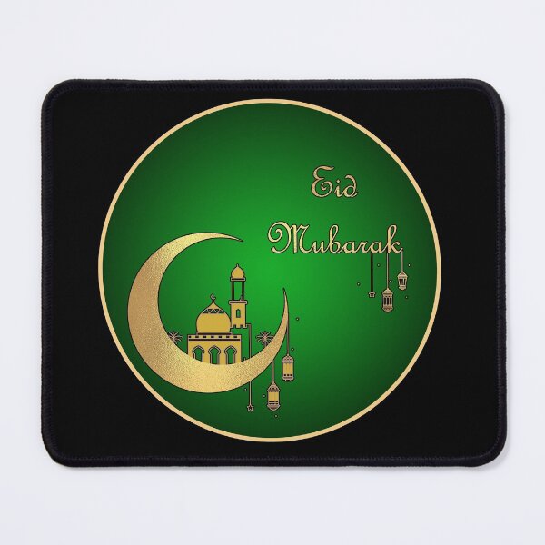 Item preview,  Eid Mubarak - Gold and Green designed and sold by RomeoSketches.