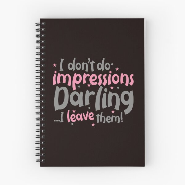 Item preview, i don't do impressions darling, i leave them designed and sold by justplainwords.
