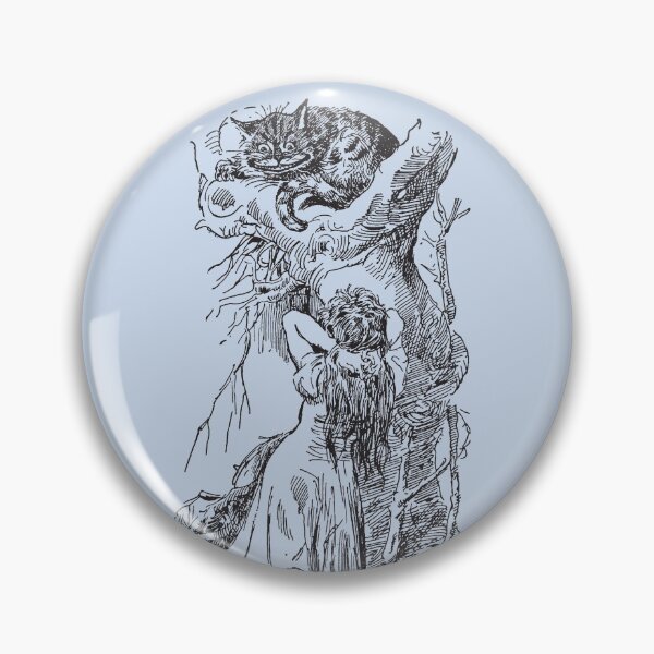 Item preview, Alice meets the Cheshire Cat designed and sold by Marilyn Ratnadevi Evans.