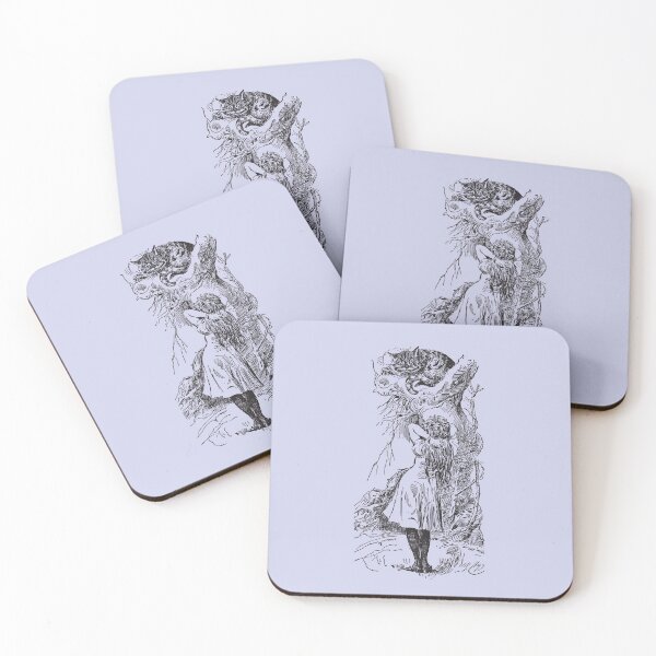Item preview, Alice meets the Cheshire Cat designed and sold by Marilyn Ratnadevi Evans.