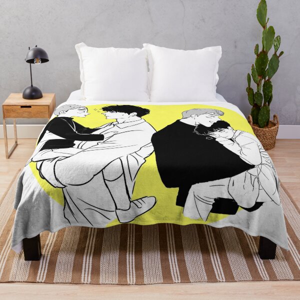 Anime Fleece Blanket and Bedspreads BL Yaoi Spiritpact Ling Qi Yang Jinghua  Duanmu Xi Blankets for Beds 200cm 100cm