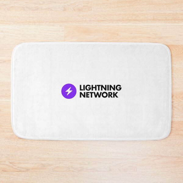 Item preview, Lightning Network (Bitcoin / Lightning Blue) designed and sold by NautilusMare.