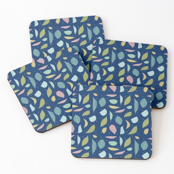 Item preview, Colorful Fall Autumn leaves print - whimsical boho designed and sold by spiralforest.