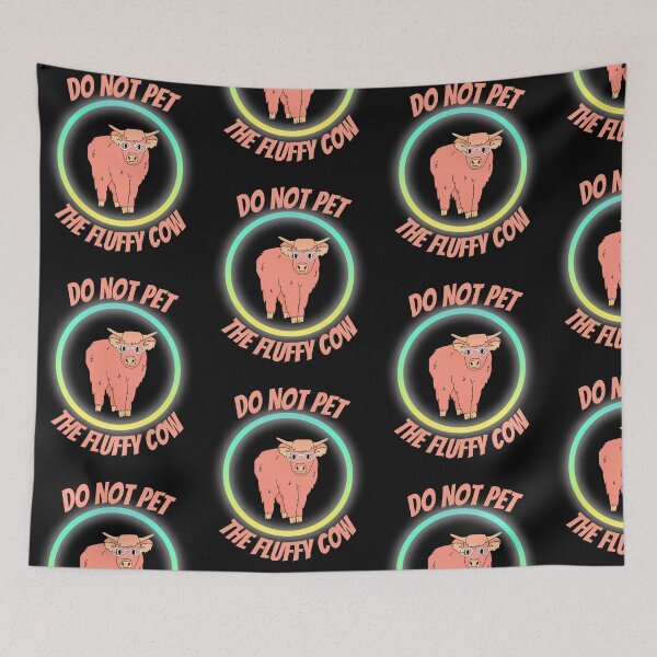 Item preview, Do Not Pet The fluffy Cows designed and sold by Beluved.