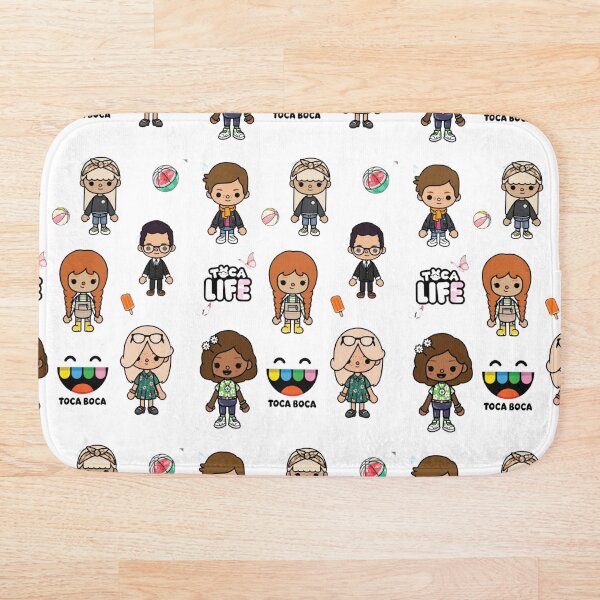 Toca World Game Bath Mats Redbubble