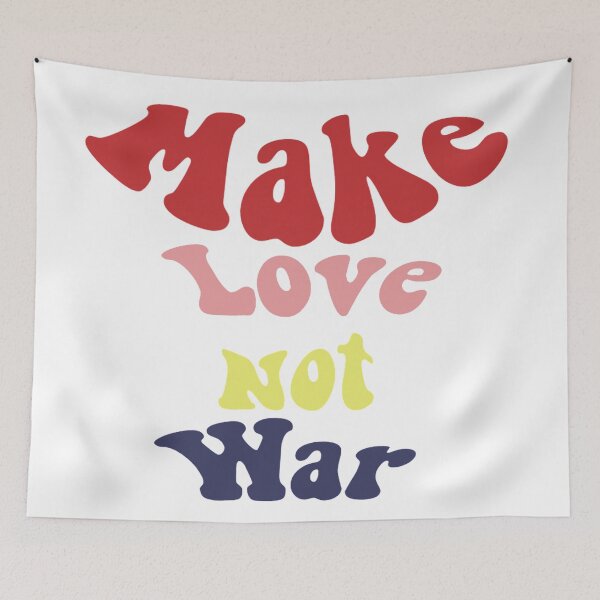 Item preview, Make love not war quote design designed and sold by moonbean-art.