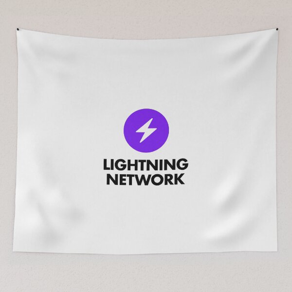 Item preview, Lightning Network (Bitcoin / Lightning Blue) Version 2 designed and sold by NautilusMare.