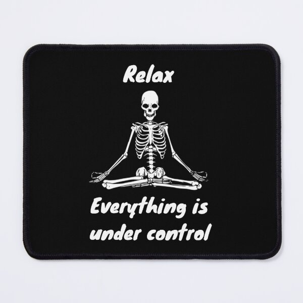 Item preview, Meditating Skeleton designed and sold by Printdude.
