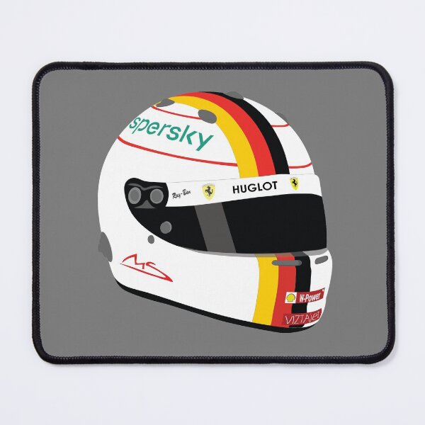 Item preview, Sebastian Vettel Michael Schumacher Tribute Helmet designed and sold by FormulaGTee1.