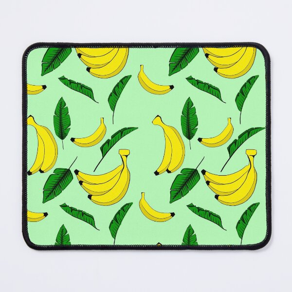 Item preview, Bananas and Leaves with White Background Summer Fruits Design designed and sold by SemDesigns1.