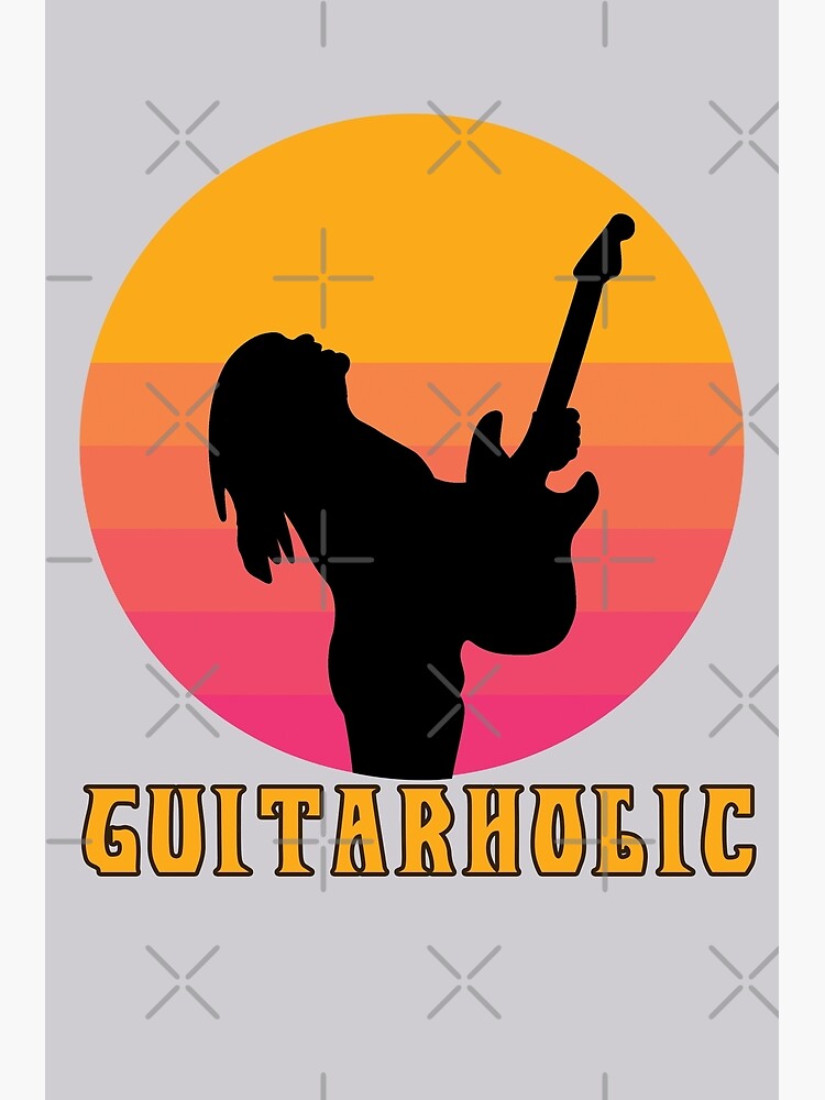 Disover Guitaraholic Premium Matte Vertical Poster