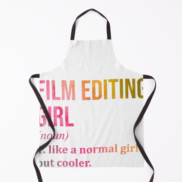 Aperçu de l'œuvre Film Editing Girl Funny Saying in Watercolor Classic créée et vendue par GaryJennings.