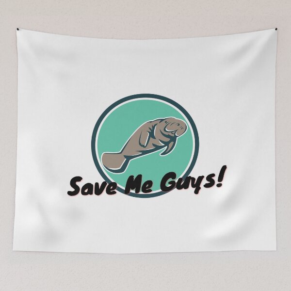 Item preview, Save The Manatees designed and sold by Printdude.