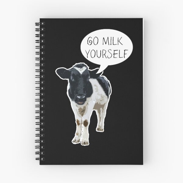 Item preview, Go Milk Yourself says the cow designed and sold by Brooke Reynolds.